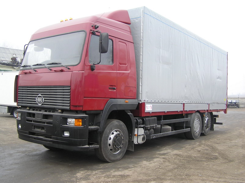 Тентовый фургон МАЗ-МАН